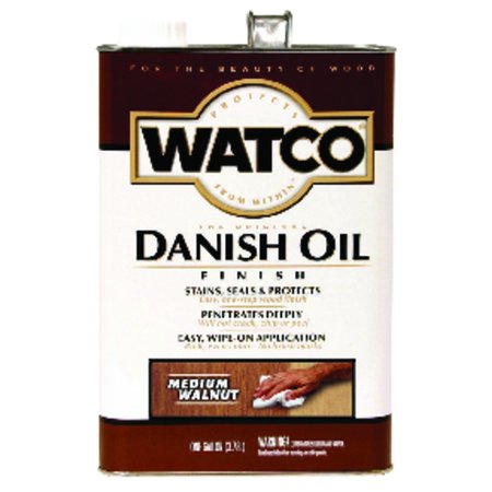 WATCO Transparent Medium Walnut Oil-Based Danish Oil 1 gal 65932